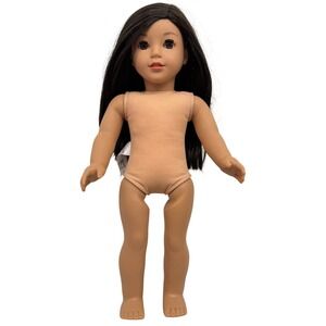 American Girl 18" Truly Me Doll 124 (HJP77) Straight Black Brown Hair Brown Eyes